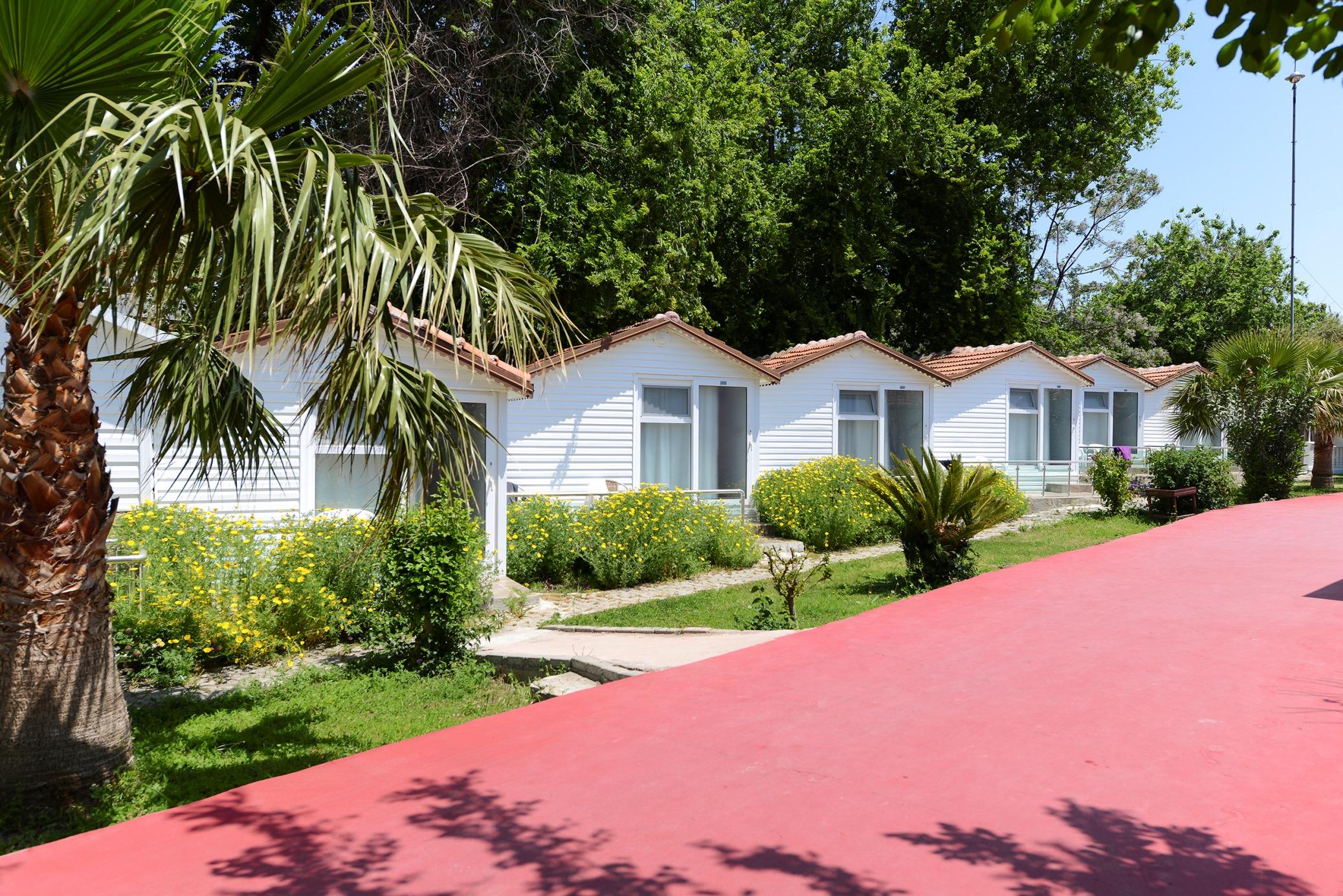 Altinkum Bungalows Side Exterior foto