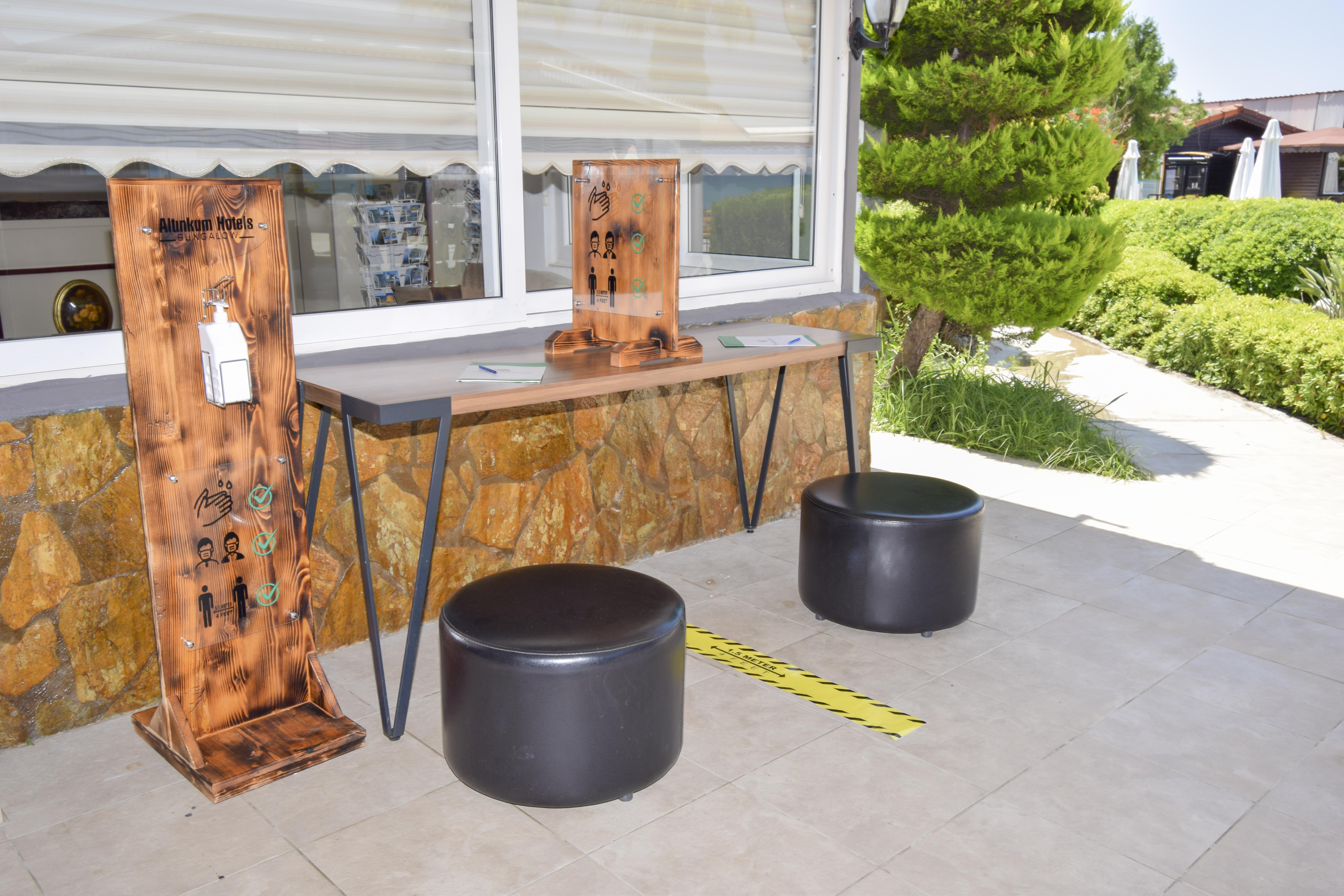 Altinkum Bungalows Side Exterior foto