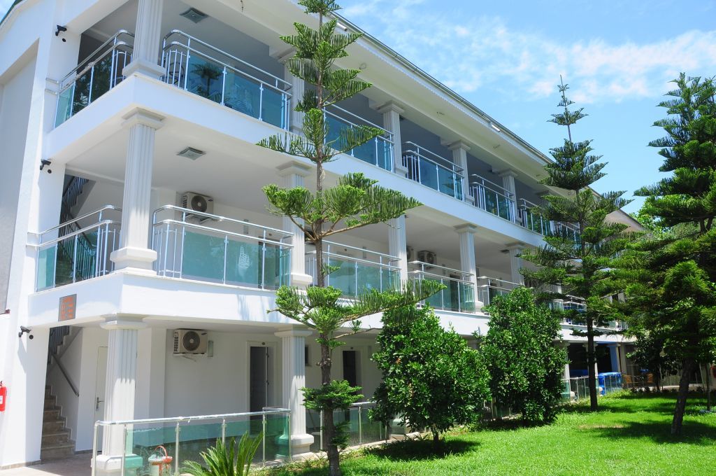 Altinkum Bungalows Side Exterior foto