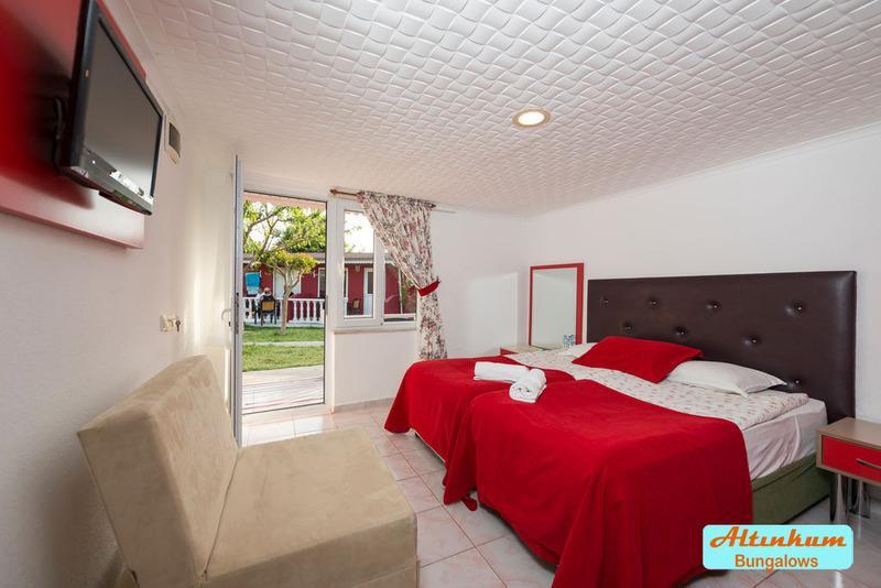 Altinkum Bungalows Side Exterior foto